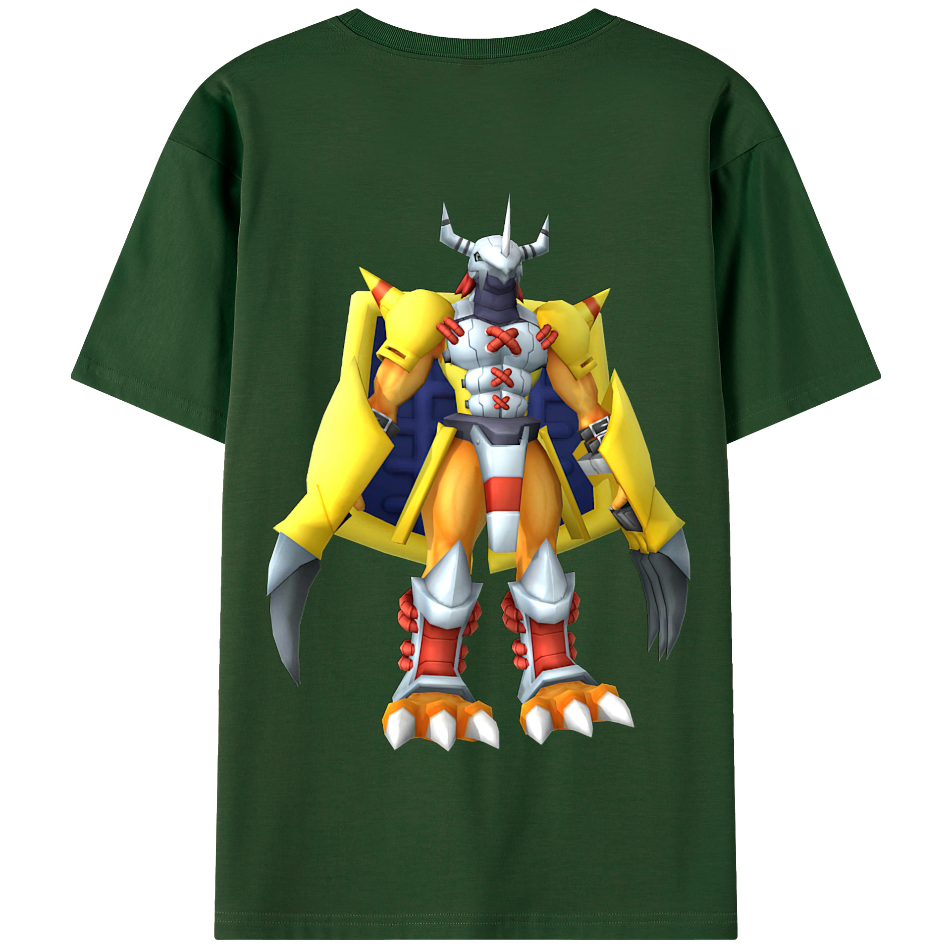 （画像用） Digimon デジタルモンスター/デジモン 綿100％半袖Tシャツ（背面プリント）